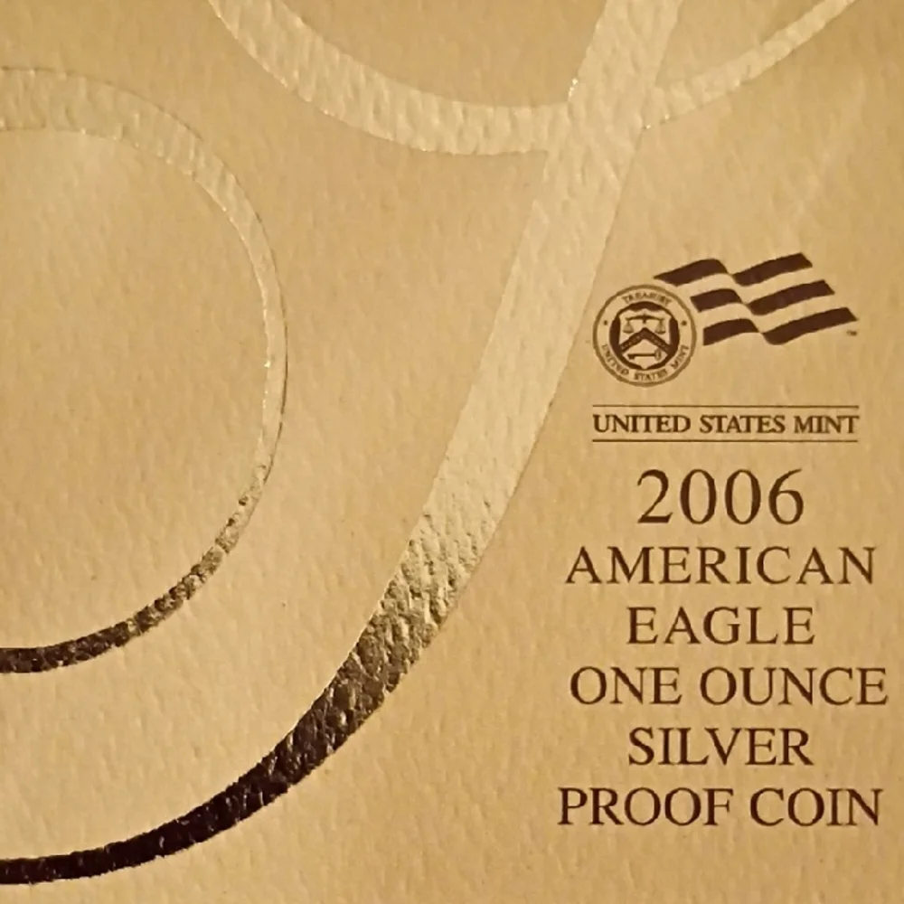 2006 American Silver Eagle Coin - Mirror Proof